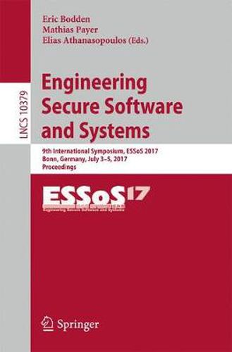 Cover image for Engineering Secure Software and Systems: 9th International Symposium, ESSoS 2017, Bonn, Germany, July 3-5, 2017, Proceedings