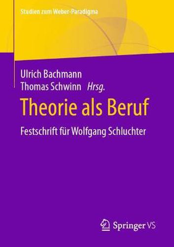 Theorie ALS Beruf: Festschrift Fur Wolfgang Schluchter