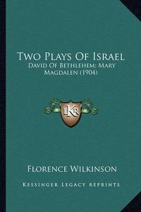 Cover image for Two Plays of Israel Two Plays of Israel: David of Bethlehem; Mary Magdalen (1904) David of Bethlehem; Mary Magdalen (1904)