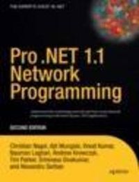 Cover image for Pro .NET 1.1 Network Programming