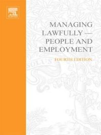 Cover image for Managing Lawfully: People and Employment