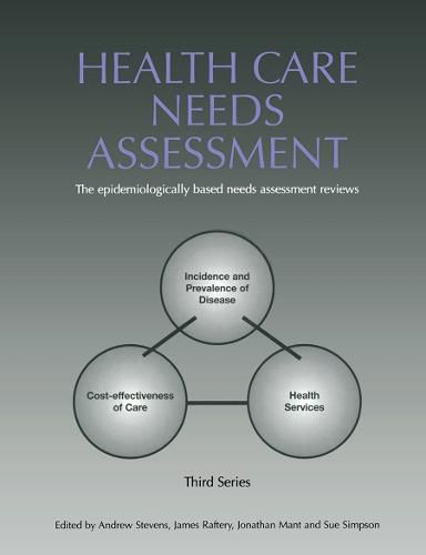 Cover image for Health Care Needs Assessment: The epidemiologically based needs assessment reviews