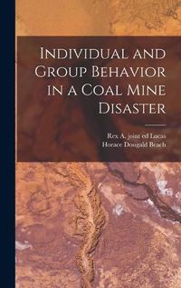 Cover image for Individual and Group Behavior in a Coal Mine Disaster