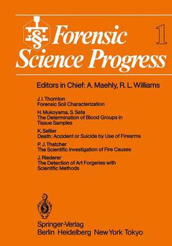 Cover image for Forensic Science Progress