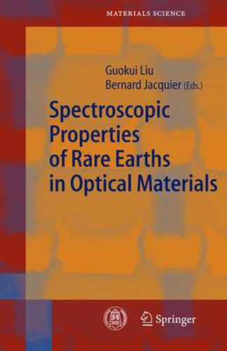 Cover image for Spectroscopic Properties of Rare Earths in Optical Materials