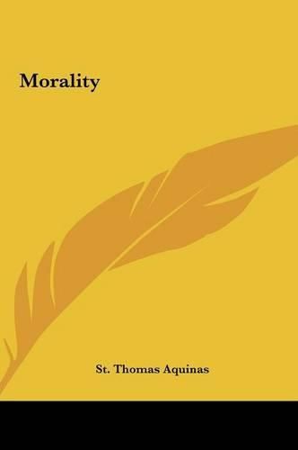 Cover image for Morality