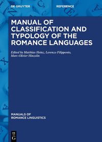 Cover image for Manual of Classification and Typology of the Romance Languages