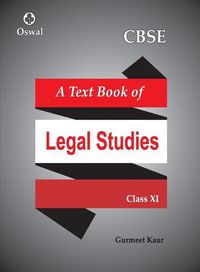 Cover image for Legal Studies: Textbook for CBSE Class 11