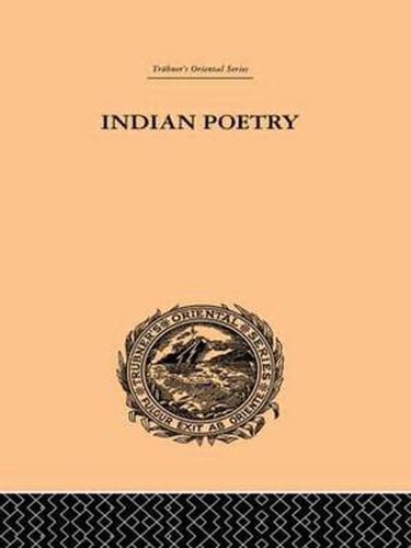 Cover image for Indian Poetry