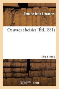 Cover image for Oeuvres Choisies Serie 1 Tome 2