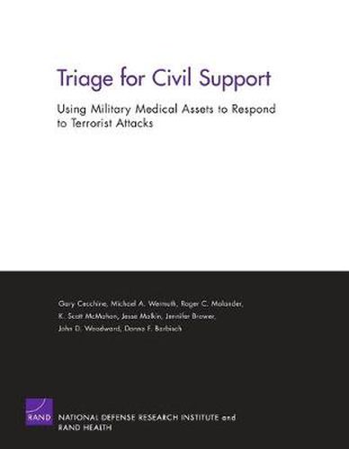 Cover image for Triage for Civil Support: Using Military Medical Assets to Respond to Terrorist Attacks