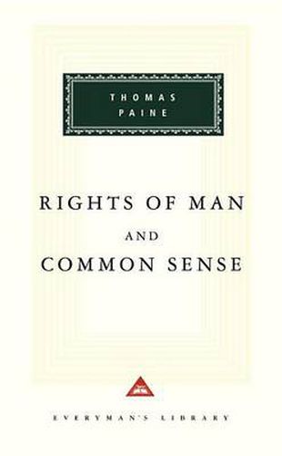 Cover image for Rights of Man and Common Sense: Introduction by Michael Foot