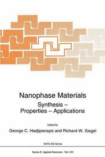 Cover image for Nanophase Materials: Synthesis - Properties - Applications