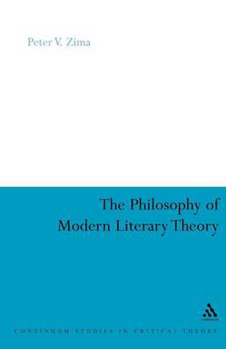 Cover image for The Philosophy of Modern Literary Theory