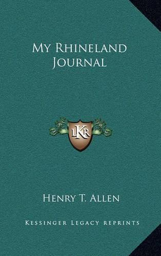 Cover image for My Rhineland Journal