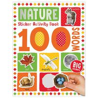 Cover image for 100 Nature Words Sticker Activity