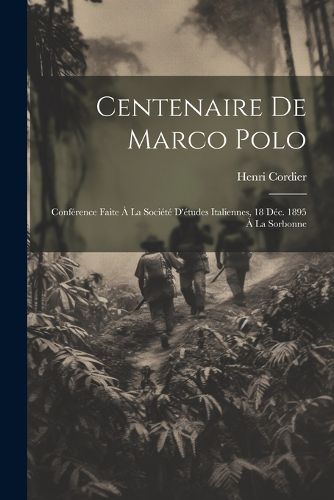 Cover image for Centenaire De Marco Polo