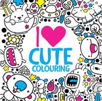 Cover image for I Heart Cute Colouring