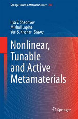 Cover image for Nonlinear, Tunable and Active Metamaterials