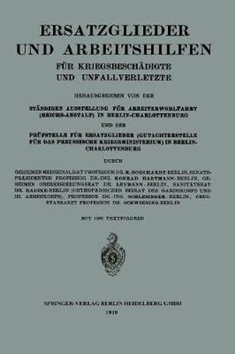 Cover image for Ersatzglieder Und Arbeitshilfen: Fur Kriegsbeschadigte Und Unfallverletzte