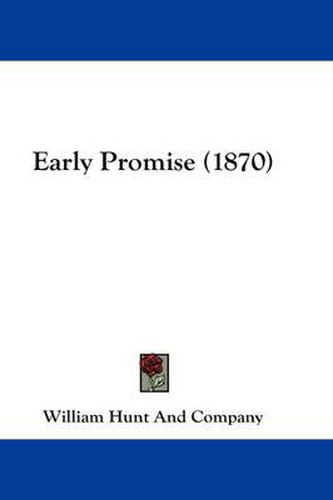 Cover image for Early Promise (1870)