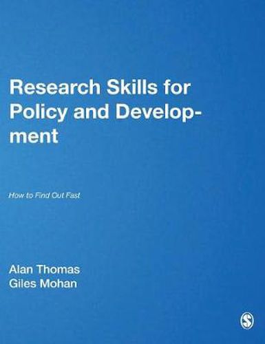 Research Skills for Policy and Development: How to Find Out Fast