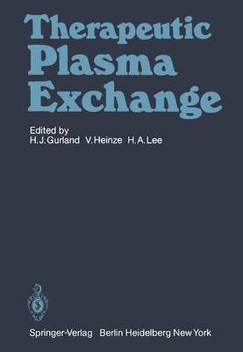 Cover image for Therapeutic Plasma Exchange