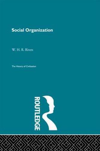 Cover image for Social Organization
