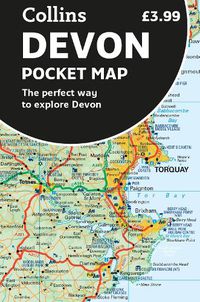 Cover image for Devon Pocket Map: The Perfect Way to Explore Devon