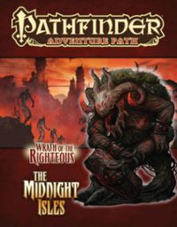 Cover image for Pathfinder Adventure Path: Wrath of the Righteous Part 4 - The Midnight Isles