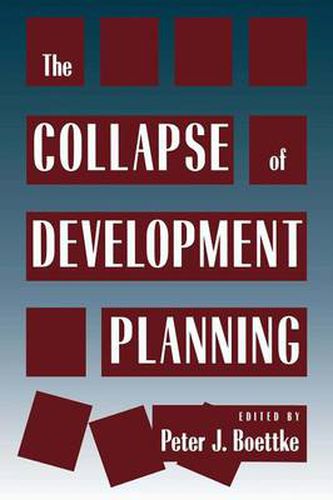 Cover image for The Collapse of Development Planning