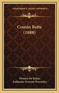 Cover image for Cousin Bette (1888)