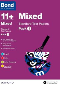 Cover image for Bond 11+: Mixed: Standard Test Papers: Pack 1
