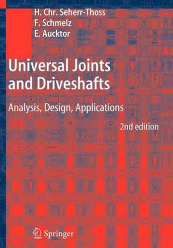 Cover image for Universal Joints and Driveshafts: Analysis, Design, Applications