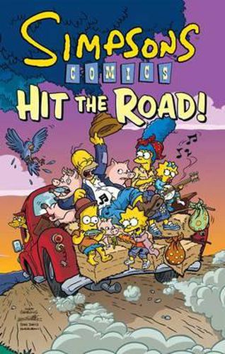 Cover image for Simpsons Comics Hit the Road!