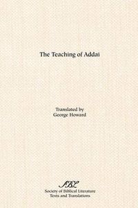 Cover image for The Teaching of Addai