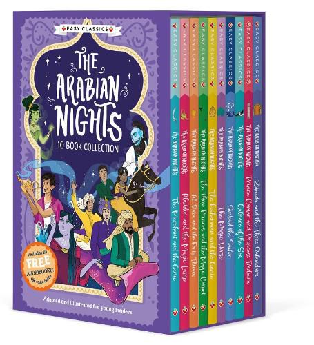 Cover image for The Arabian Nights Children's Collection (Easy Classics): 10 Book Box Set