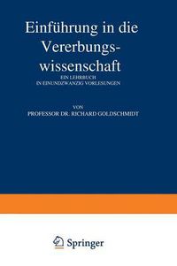 Cover image for Einfuhrung in Die Vererbungswissenschaft