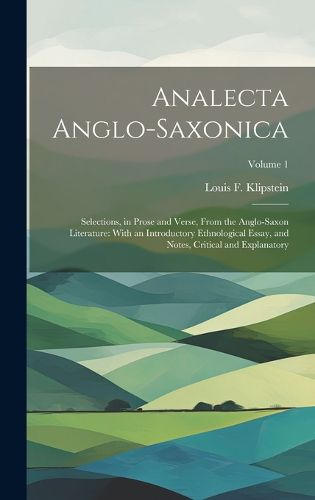 Cover image for Analecta Anglo-Saxonica