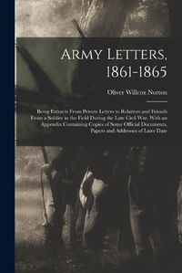 Cover image for Army Letters, 1861-1865