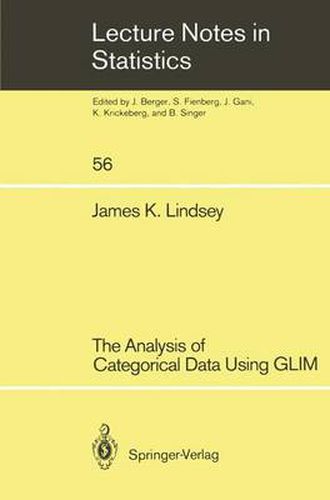 The Analysis of Categorical Data Using GLIM