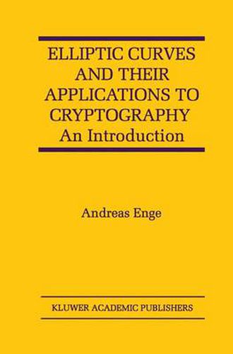 Cover image for Elliptic Curves and Their Applications to Cryptography: An Introduction