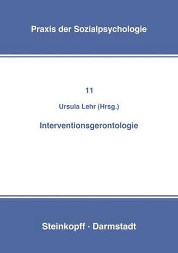 Cover image for Interventionsgerontologie