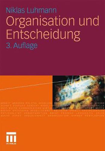 Organisation Und Entscheidung