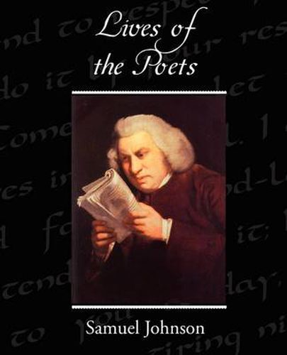 Cover image for Lives of the Poets