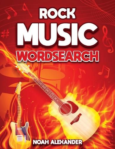 Cover image for Rock Music Word Search: A Celebration of Everything that is Rock Music Word search Puzzle