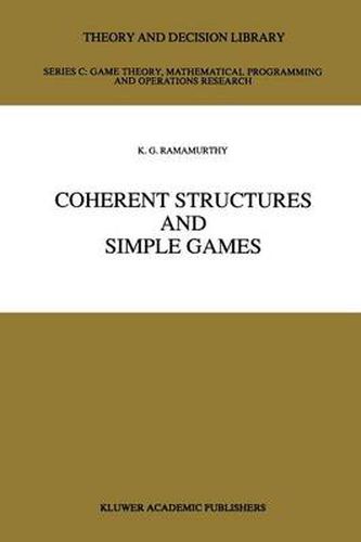 Cover image for Coherent Structures and Simple Games