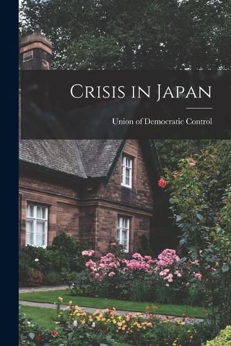 Cover image for Crisis in Japan