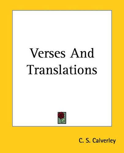 Cover image for Verses And Translations