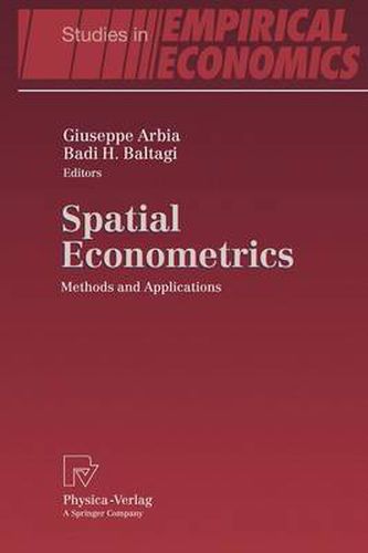 Cover image for Spatial Econometrics: Methods and Applications